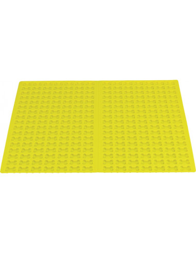 Bakform/Lick´n´Snack platta, ben, silikon, 38 × 28 cm