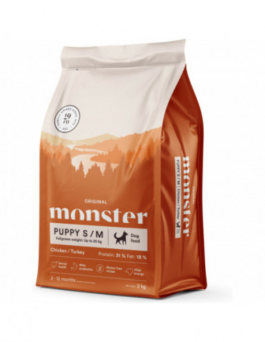 Monster Dog Original Puppy S/M Chicken/Turkey