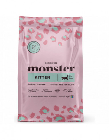Monster Cat Grain Free Kitten Turkey/Chicken