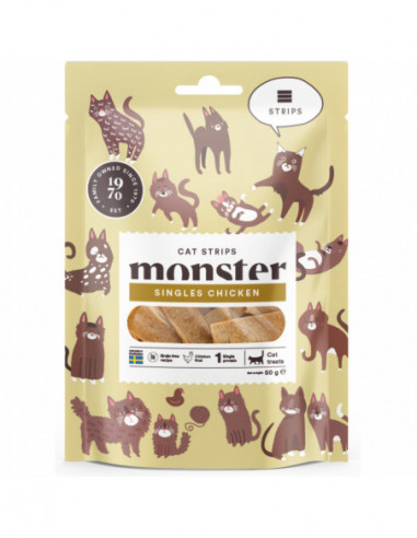 Monster Cat Strips Chicken 50 g