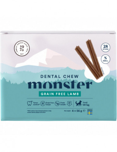 Monster Dog Dental Chew Lamb Small Month (28st) 224 g