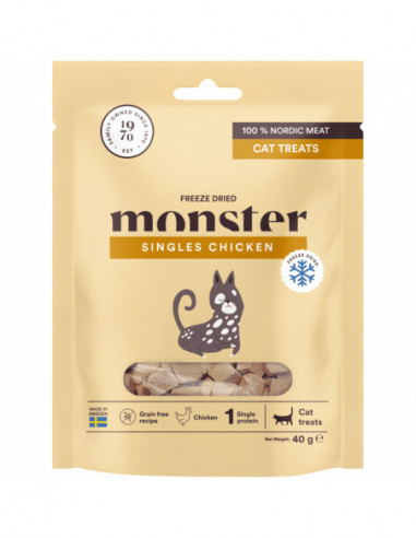 Monster Cat Treats Freeze dried Chicken 45 g