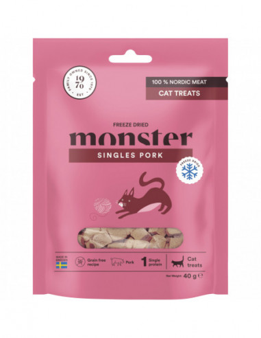 Monster Cat Treats Freeze dried Pork 45 g