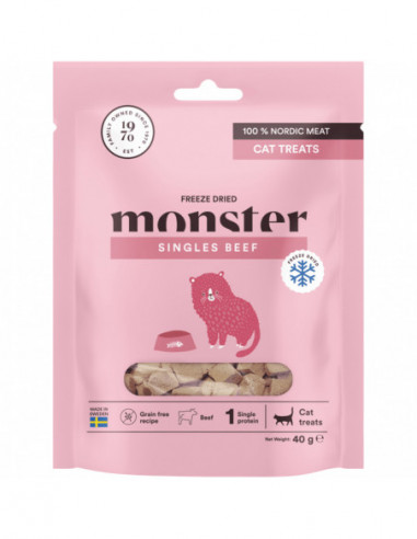 Monster Cat Treats Freeze dried Beef 45 g