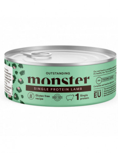 Monster Cat Adult Single Lamb Can 100 g