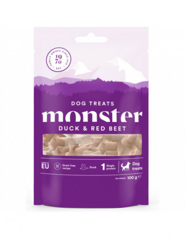 Monster Dog Treats Baked Duck & Red Beet 100 g