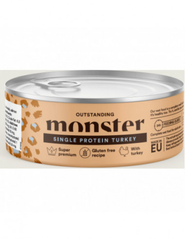 Monster Cat Adult Single Protein Turkey Can 100 g