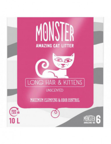 Monster Long Hair & Kitten Unscented 10 L