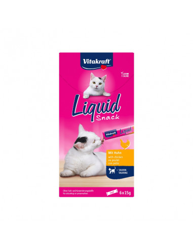 Liquid-Snack Kyckling+Taurin för katter