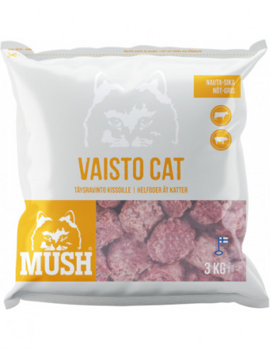 MUSH Vaisto® Cat Vit (Nöt-gris)