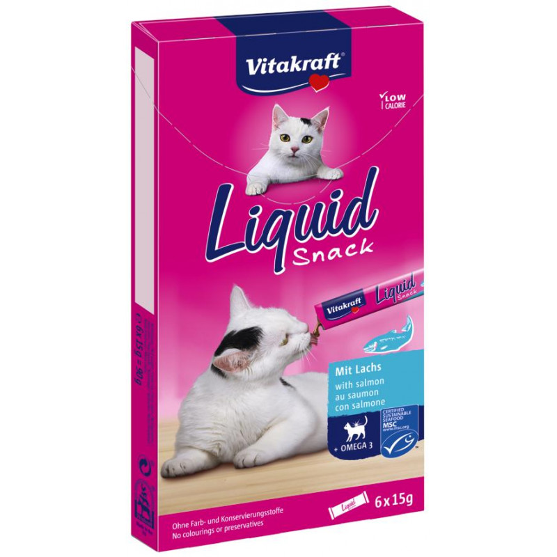 Liquid-Snack Lax+Omega 3 för katter
