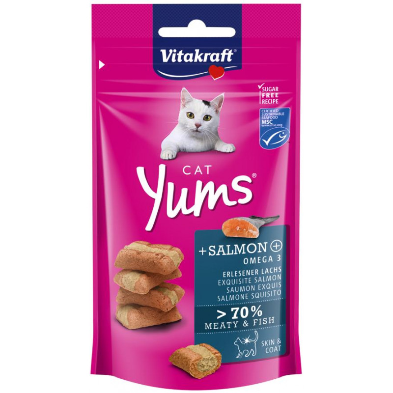Cat Yums® med lax & Omega 3