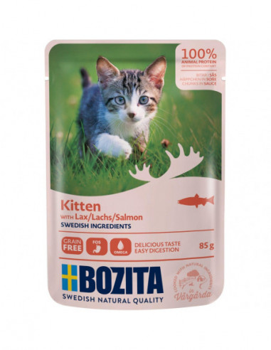 Bozita Kitten Lax i sås pouch 85 g
