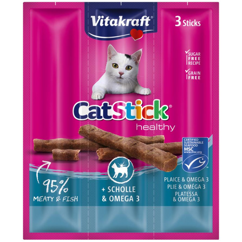 Cat Stick® med Rödspätta och Omega 3