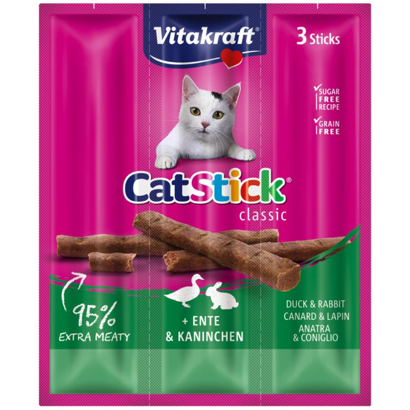 Cat Stick® med anka och kanin