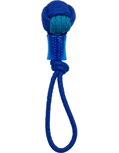 Companion playing rope with knitted ball, size S