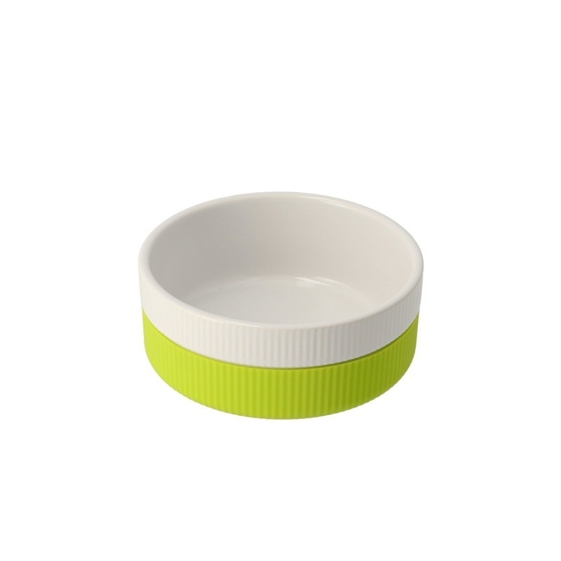 Skål keramik/soft silikon Lime