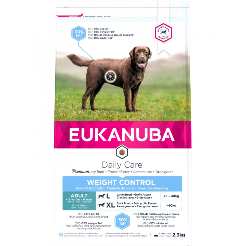 Euk Dog Daily Care Large Weight Control 2,3 kg