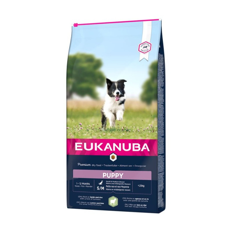 Eukanuba Puppy S/M Lamb & Rice 12kg