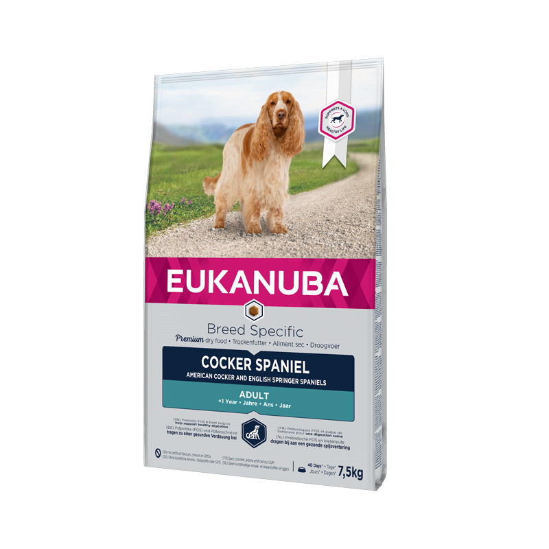 Eukanuba Dog Cocker Spaniel  | 7,5 kg |