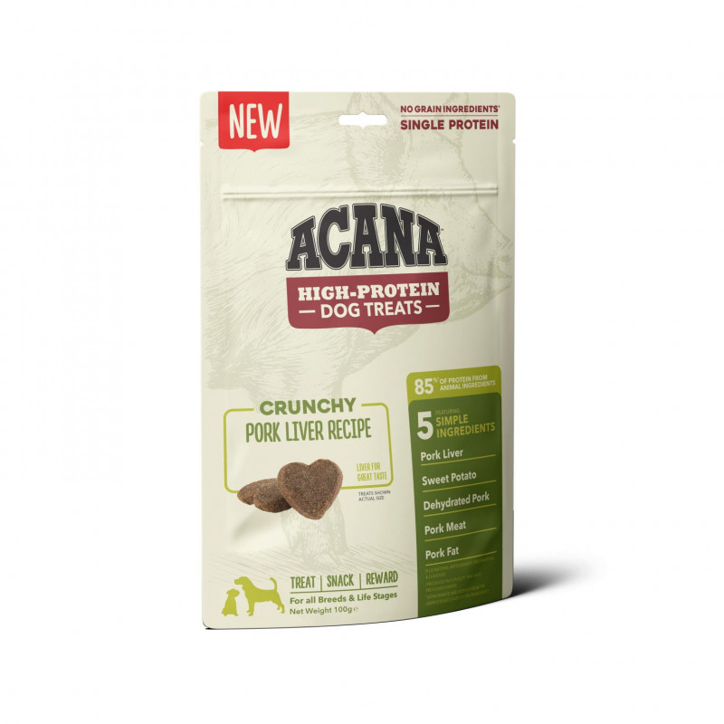 *Acana Dog Treats Crunchy Pork 100 g