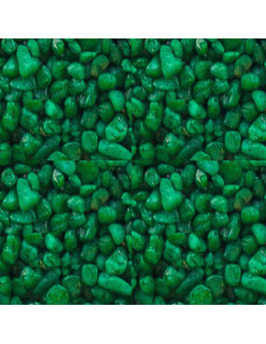 Libra Färgat akvariegrus 3-5mm 1 kg Grön