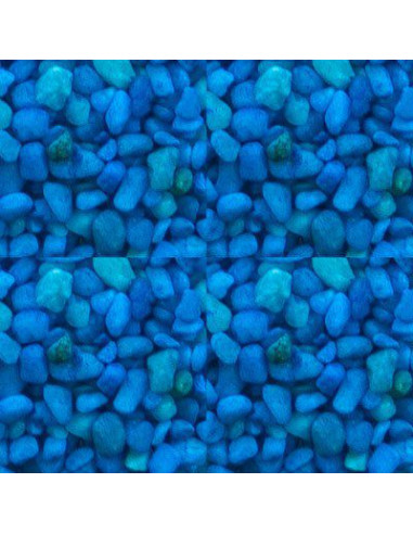 Libra Färgat akvariegrus 3-5mm 1 kg Blå