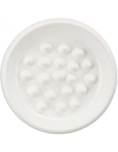 Slow Feed skål, keramik, 0.25 l/ø 18 cm, vit