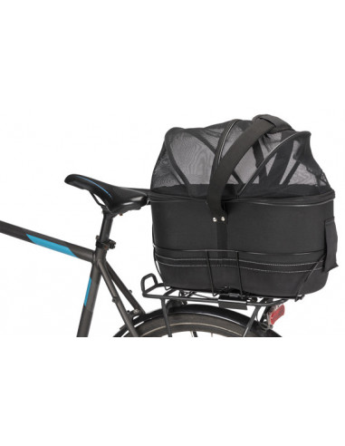 Cykelkorg för 85-120mm pakethållare, 26x42x48 cm, svart