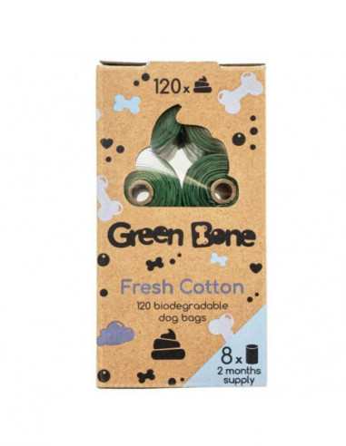 Green Bone Refill Stor cotton 21 rullar/ 315 påsar