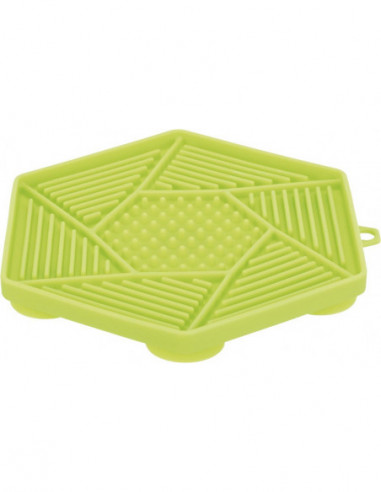 LicknSnack platta med sugkopp, silikon, 17 cm, green