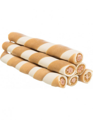 Chewing roll with chicken filling, bulk, 10 cm, 17 g