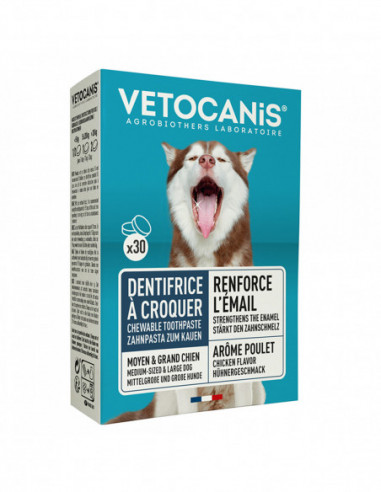 Tandtabletter Hund Vetocanis 30st