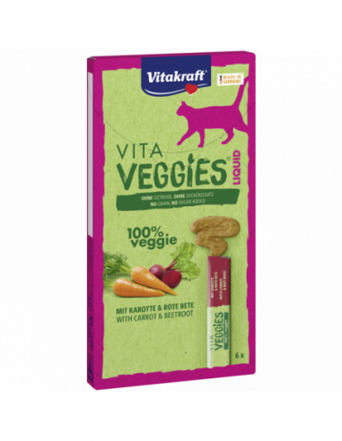 Vita¬ Veggies Liquid Carrot,6x15g, Cat