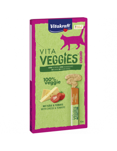 Vita Veggies® Liquid snack med ost och tomat