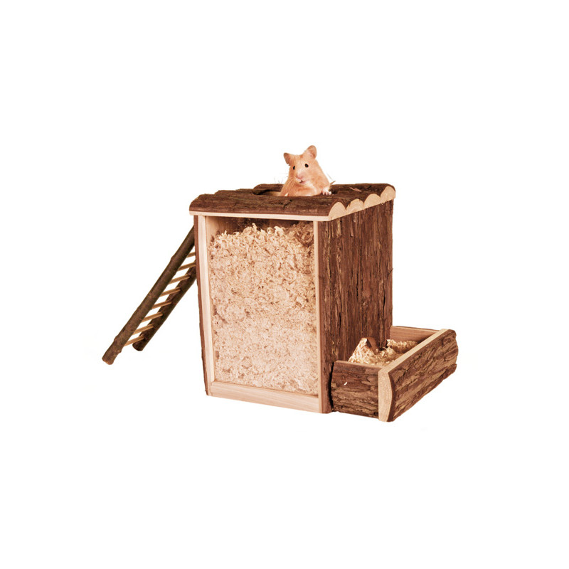 lek- och sovtorn, hamster, 25 × 24 × 20 cm