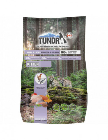 Tundra torrfoder kitten - Kyckling och Lax - 272g