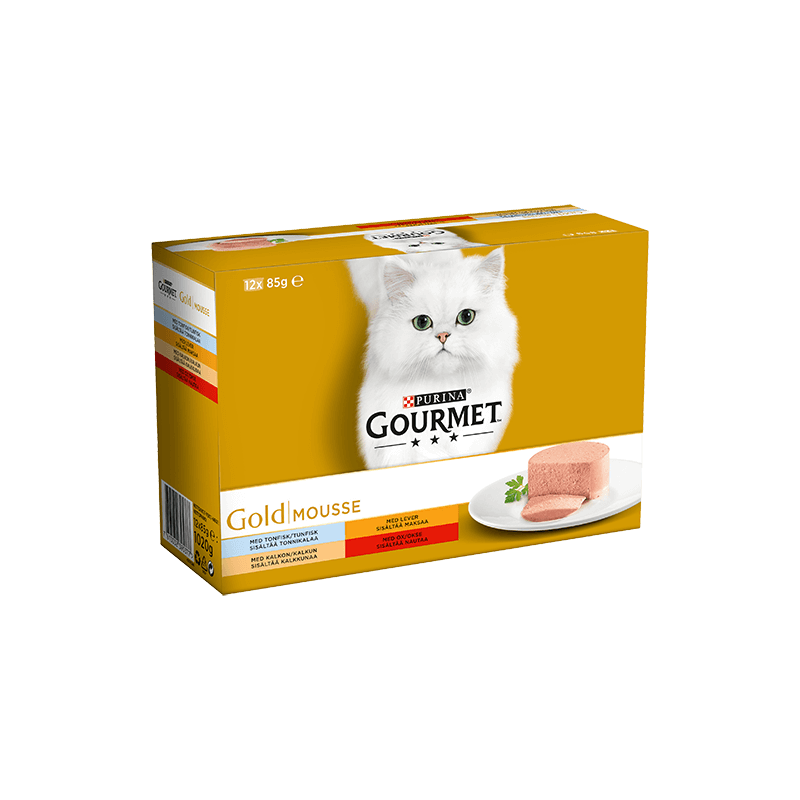 GOURMET GOLD 4-Pack i mousse  | 340 g |