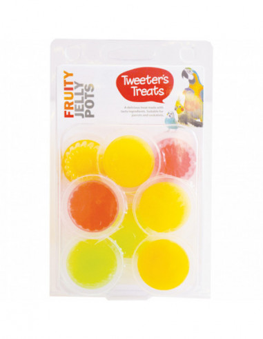 Tweeters Treats Jelly Pots Fruity Flavours